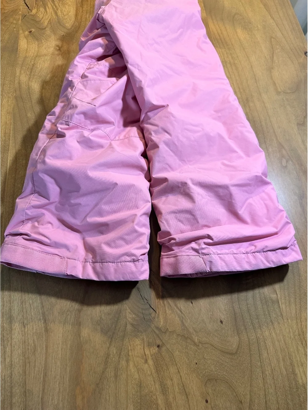 Columbia girl's pink insulated snow pants